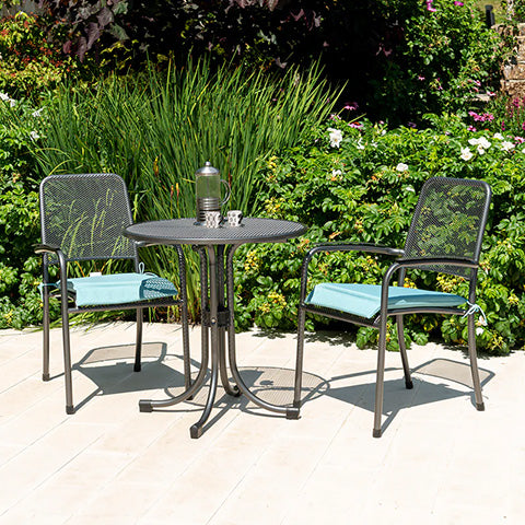 Alexander Rose Portofino Bistro 2 Seater Armchair Round Set