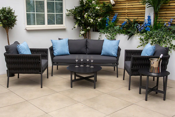 Bracken Outdoors Monaco Rope Lounge Sofa Garden Furniture Set