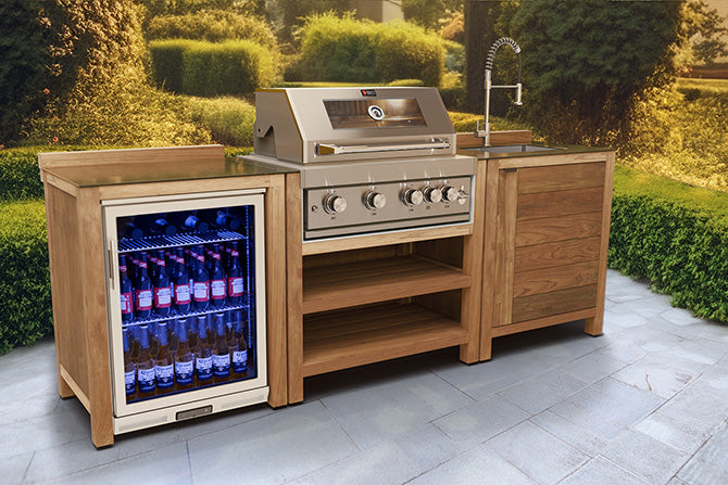 Teak Modular Outdoor Kitchens