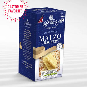 Rakusen's of Yorkshire Flame Baked Matzo Crackers - Fun Lake Gifts Company - Matzos Crackers