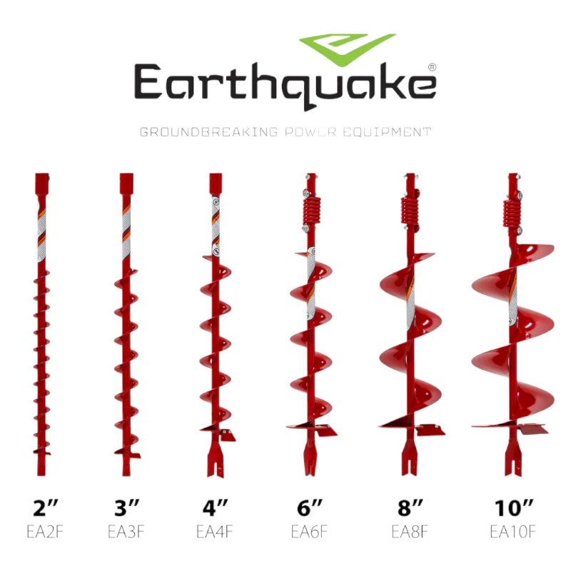 Earthquake Earth Auger Bit Lineup