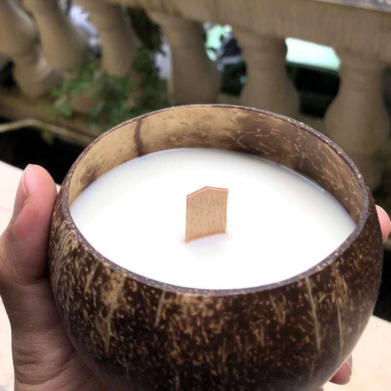 Coconut Shell Aromatherapy Candle