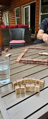 Custom Mahjong Set In Action