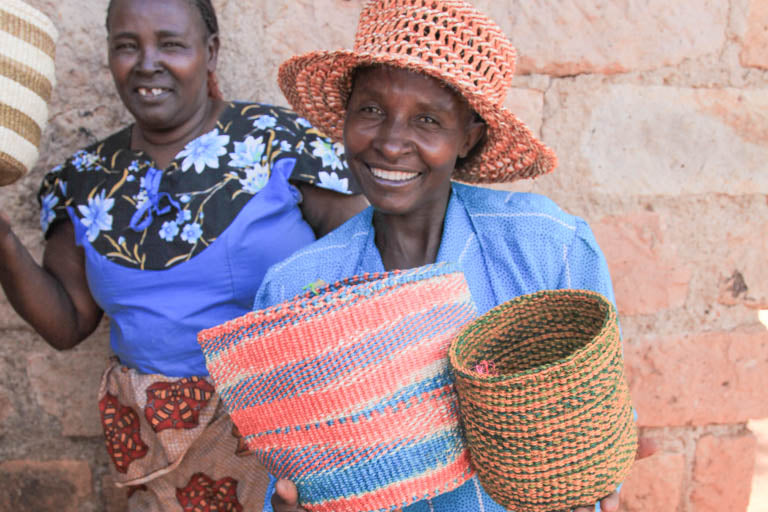 Les coopératives de tissage de paniers au Kenya