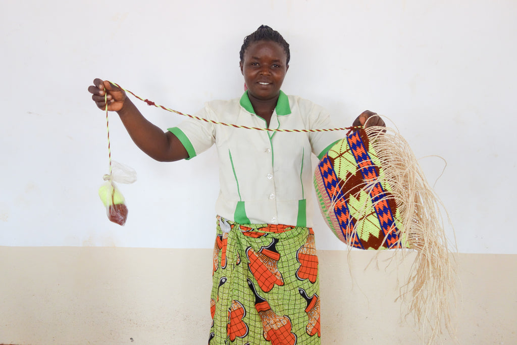 Tisseur de paniers africain