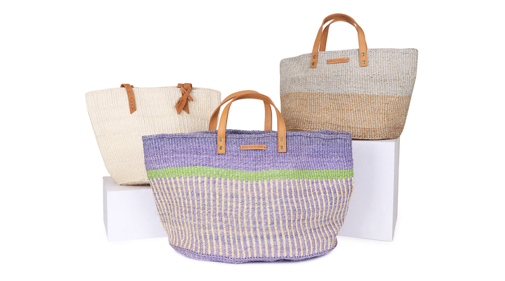 sisal tote bag and shopper
