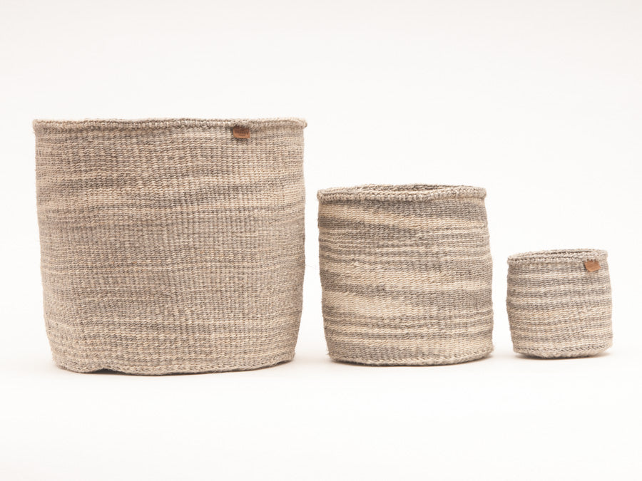 white woven storage baskets