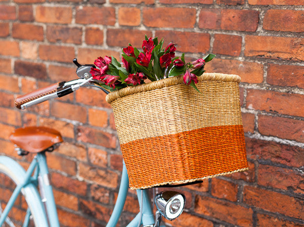 woven bicycle basket