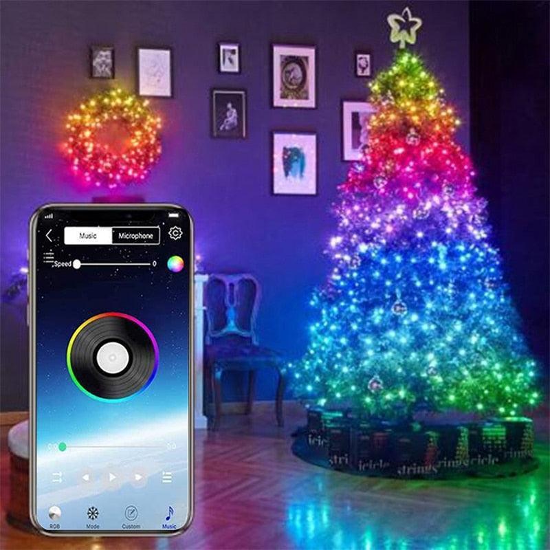 smart led lights for christmas tree