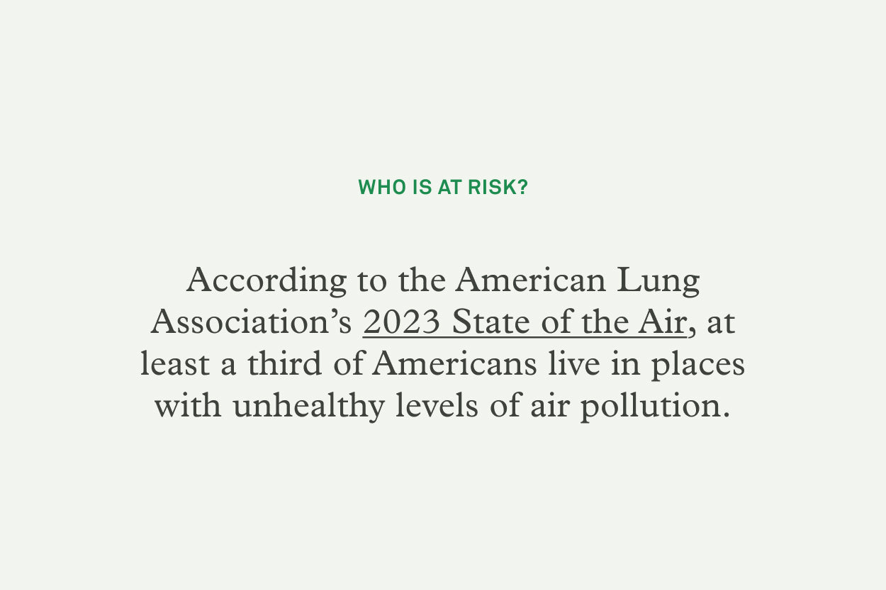 One-third of Americans live in places with unhealthy air quality