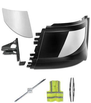 Bumper Corner No Fog Hole w/Chrome Trims & Bracket Driver 2016-2017 Volvo VNL - Tacoma Parts Corporation