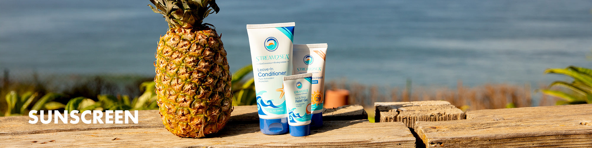 Sunscreen collection page.