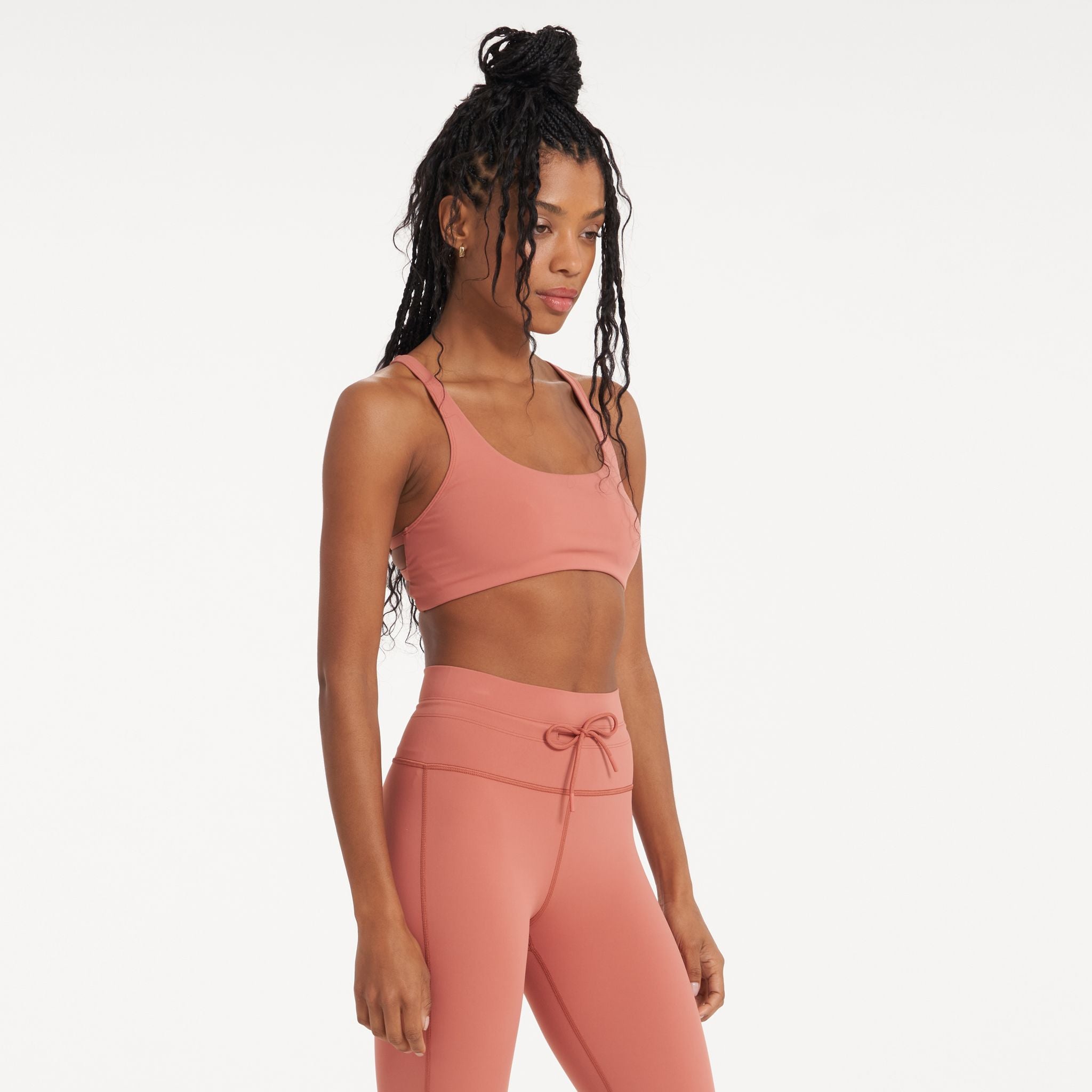 Yosemite Bra, Hazelnut Strappy Sports Bra