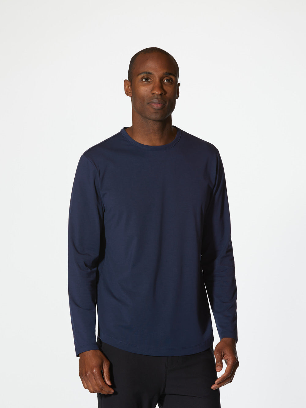 AO Universal Long Sleeve Curve-Hem Tee