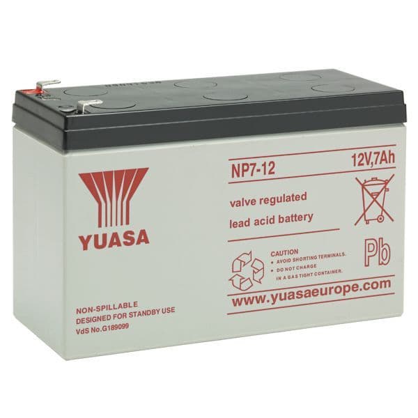 Yuasa NP7-12 Battery 12v 7Ah