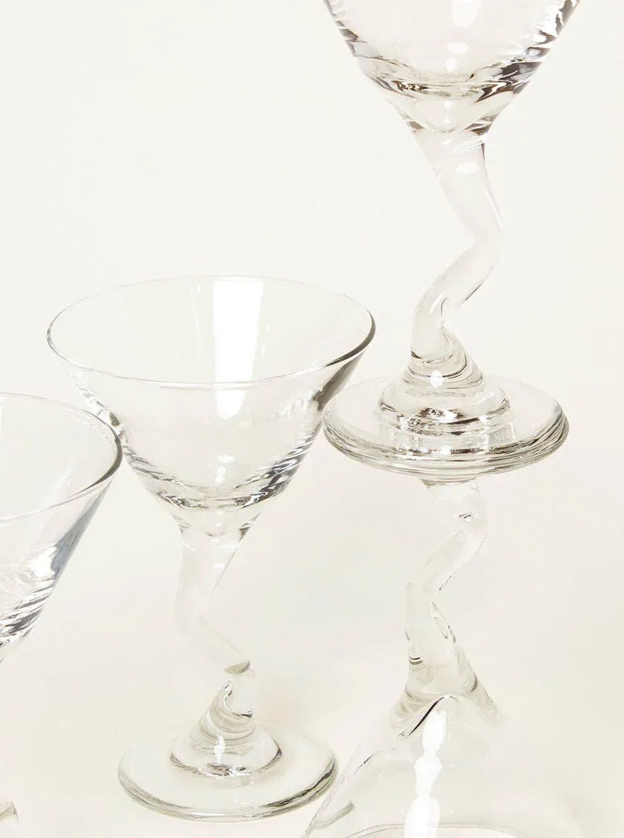 Triangular Martini Glasses – The French Door Franklin