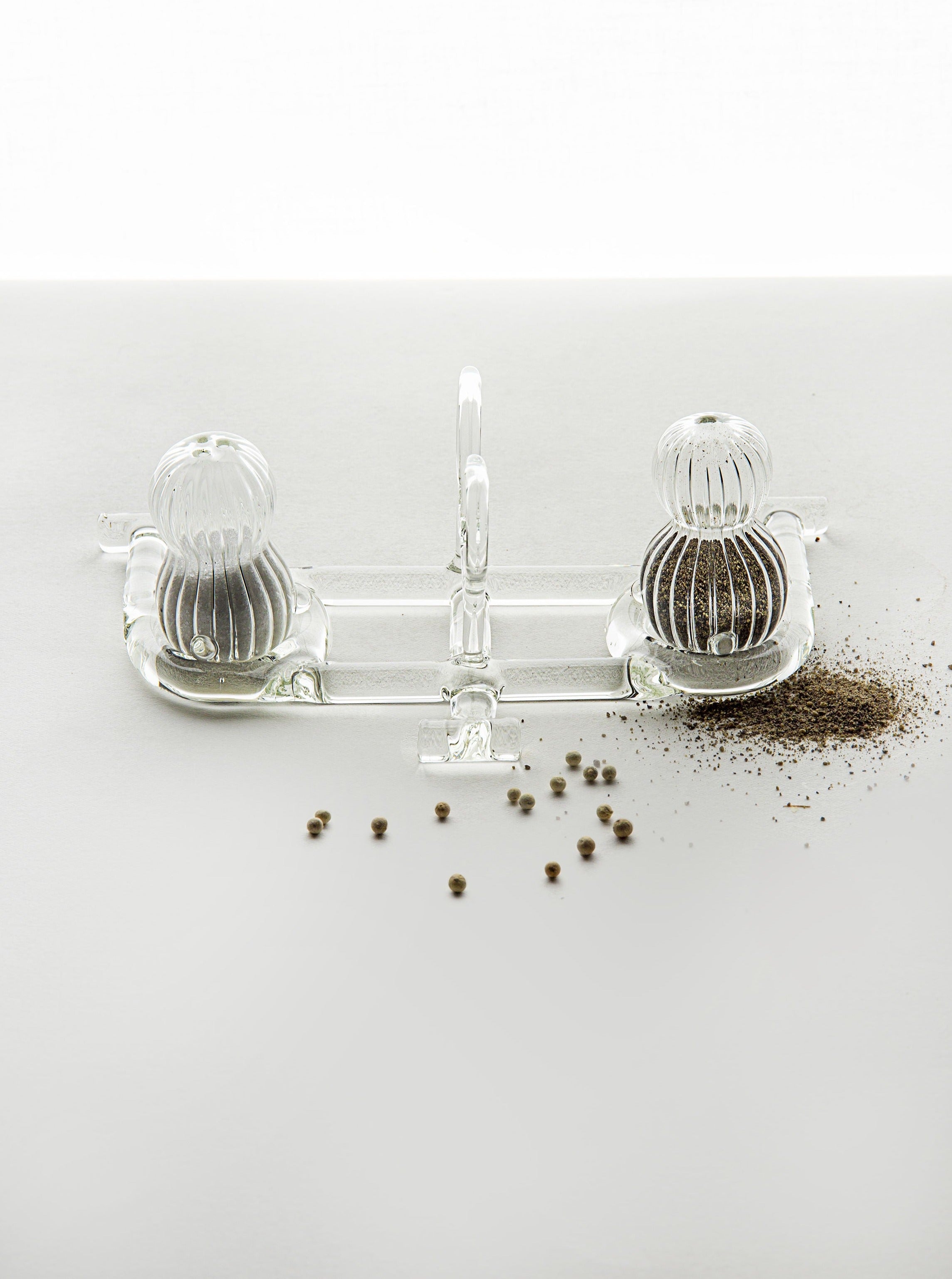 BUCCELLATI Silver Salt and Pepper Grinder Set for Men