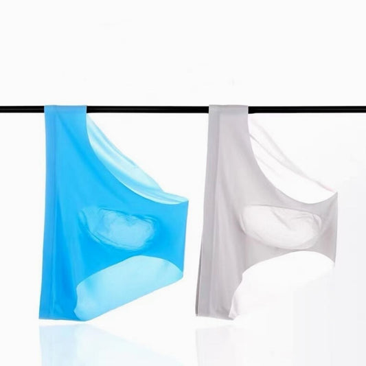 3D Seamless Pouch - Men's Ice Silk Thongs (5-Pack) JEWYEE GX16