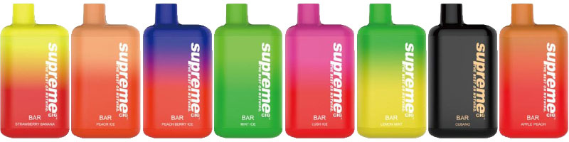 Supreme BAR 5% Disposable Vape Device [6000 Puffs]