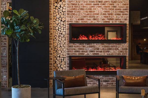 Aquafire Water Vapor Fireplaces in Roam Co-Working