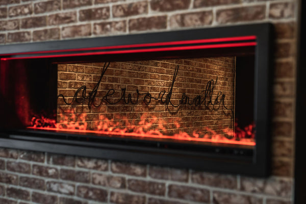 Aquafire Water Vapor Electric Fireplace 