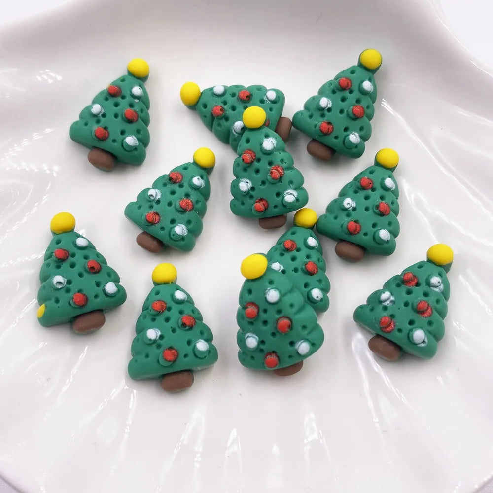 20PCS Colorful Kawaii Christmas Resin Cabochons - Image 6