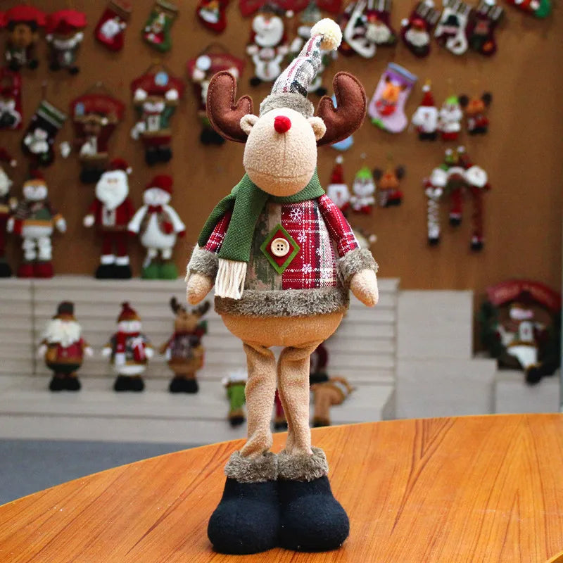 Whimsical Christmas Dolls: Elks, Santas & Snowmen - Image 4