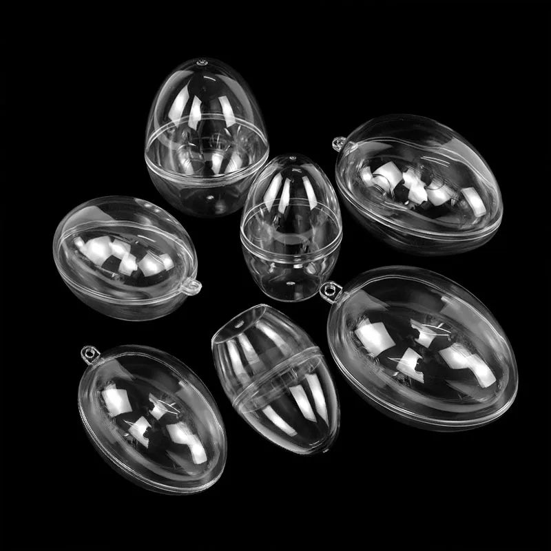10-Pack Fillable Clear Christmas Tree Ornaments - Image 10