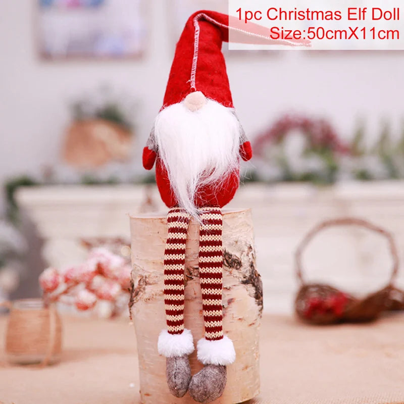 Festive Christmas Doll Ornaments for Holiday Cheer - Image 8