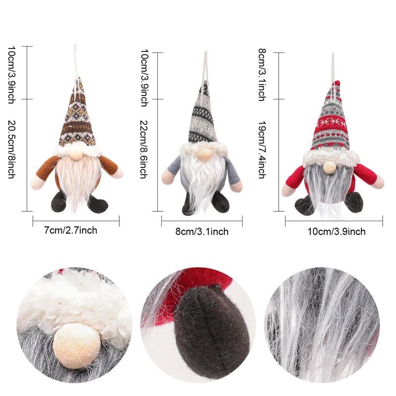Festive Christmas Doll Ornaments for Holiday Cheer - Image 37
