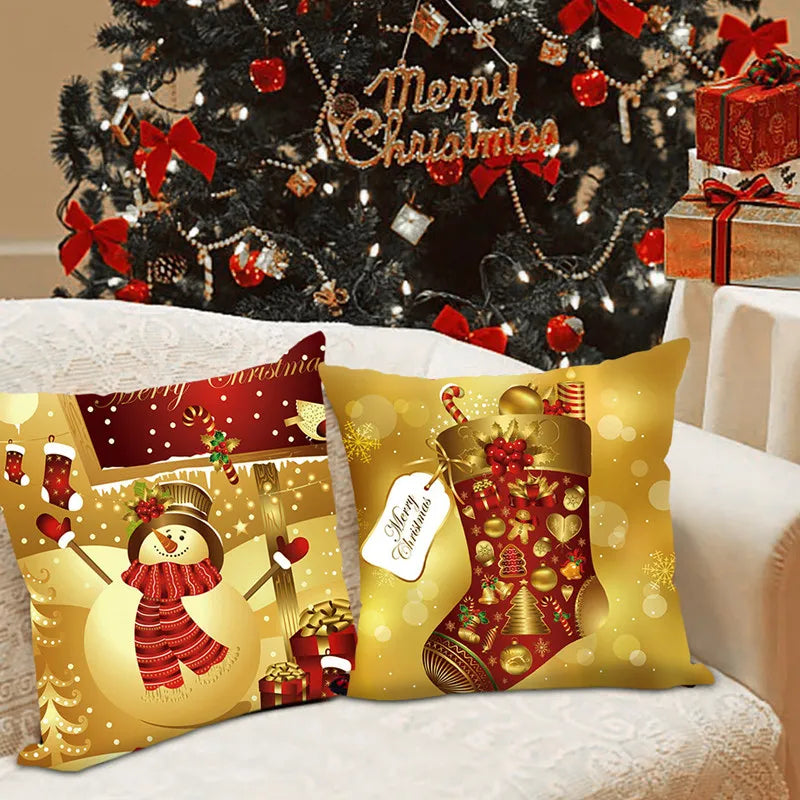 Festive 45cm Christmas Cushion Cover - Merry Decor - Image 44