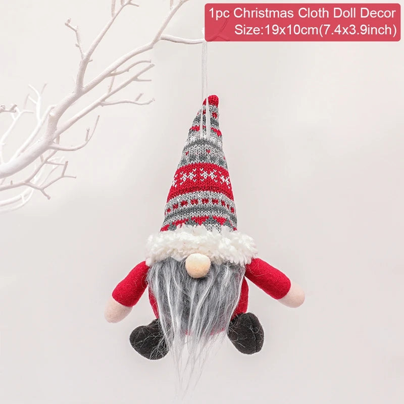 Festive Christmas Doll Ornaments for Holiday Cheer - Image 19