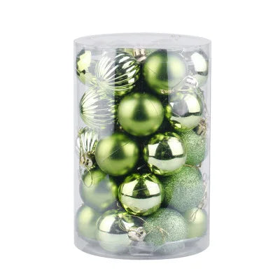 34-Piece Festive Christmas Tree Bauble Set - Image 11