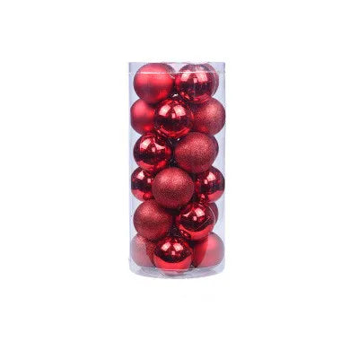 24-Piece Christmas Tree Ornament Set - Festive Balls - Image 36