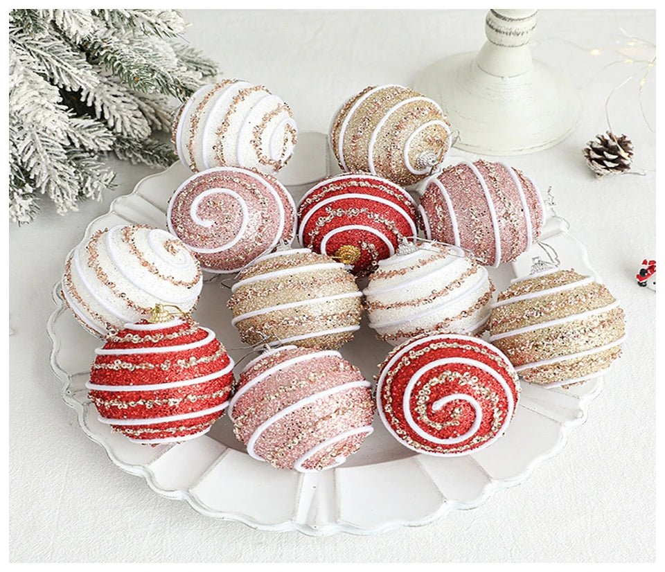 Festive Christmas Ball Ornaments for Holiday Decor - Image 42