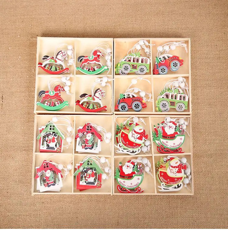 Festive Wooden Gnome Pendant for Christmas Cheer - Image 28
