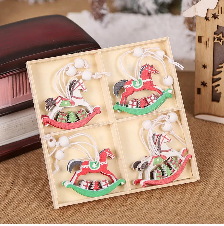 Festive Wooden Gnome Pendant for Christmas Cheer - Image 23