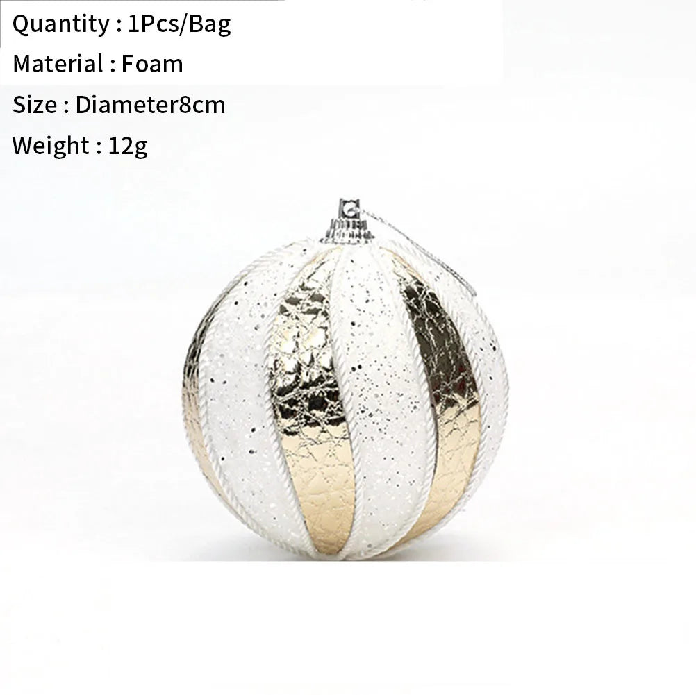Festive Christmas Ball Ornaments for Holiday Decor - Image 22
