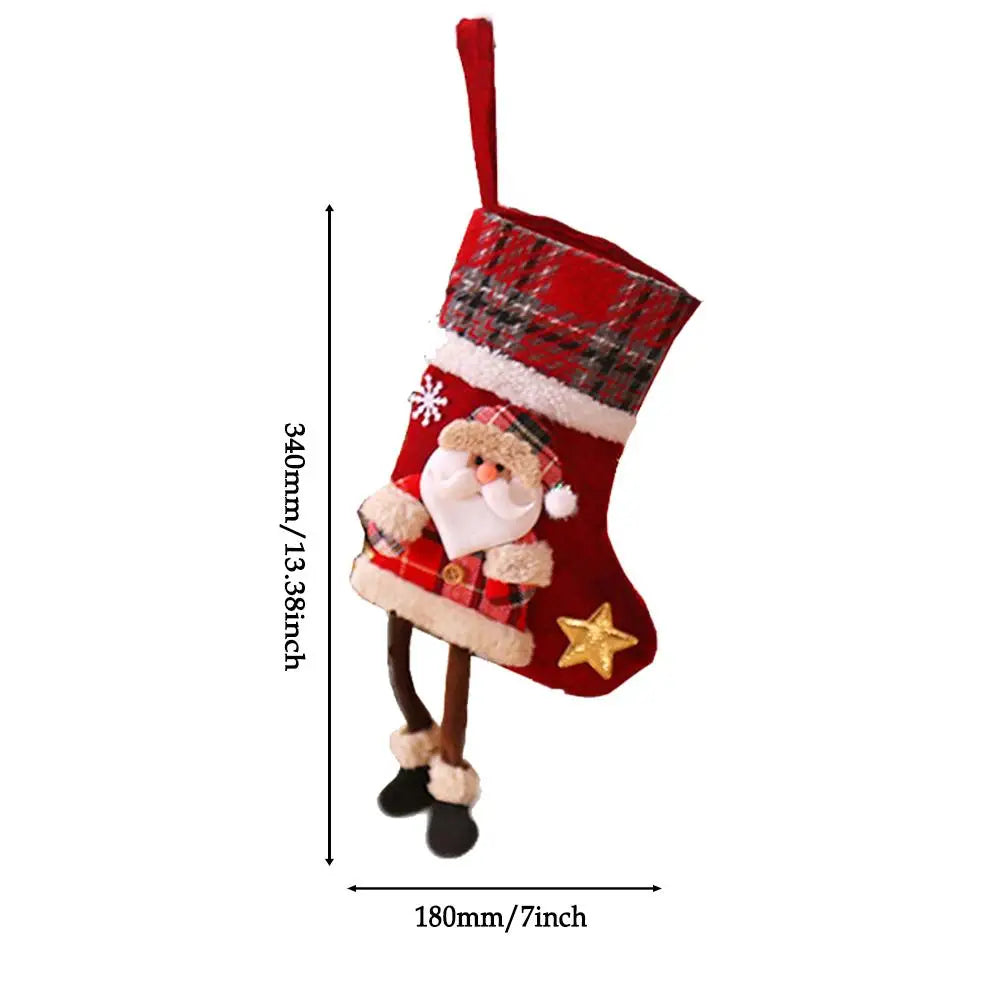 Festive Christmas Socks & Tree Pendant Set - Image 16