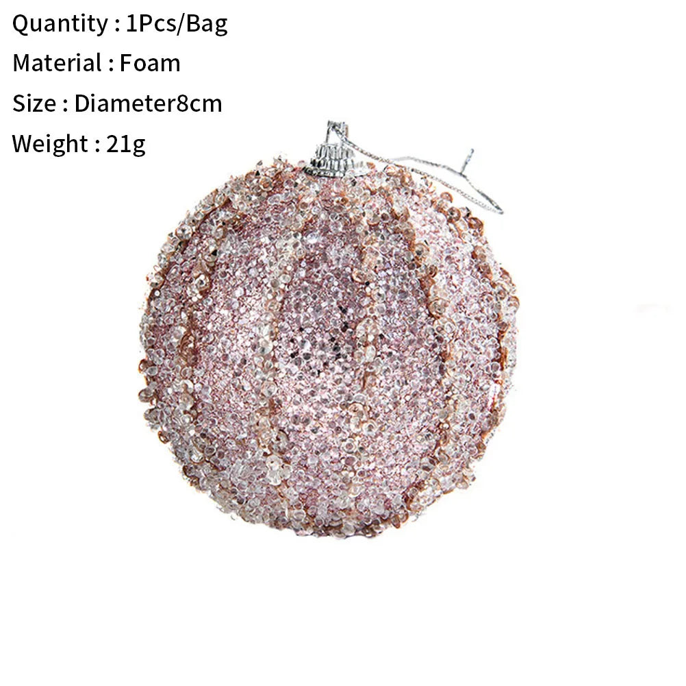 Festive Christmas Ball Ornaments for Holiday Decor - Image 20