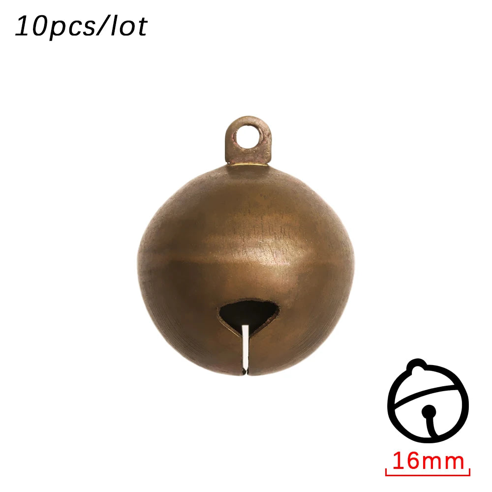 10 Vintage Copper Bells for Festive DIY Decor - Image 12
