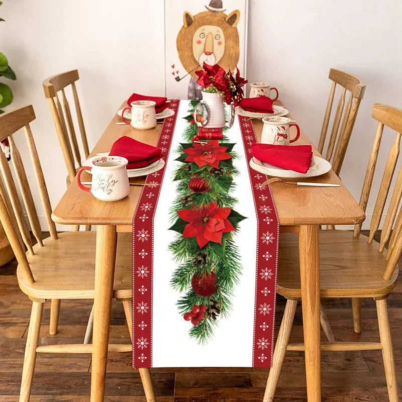 Festive Christmas Table Runner for Holiday Cheer - Image 27