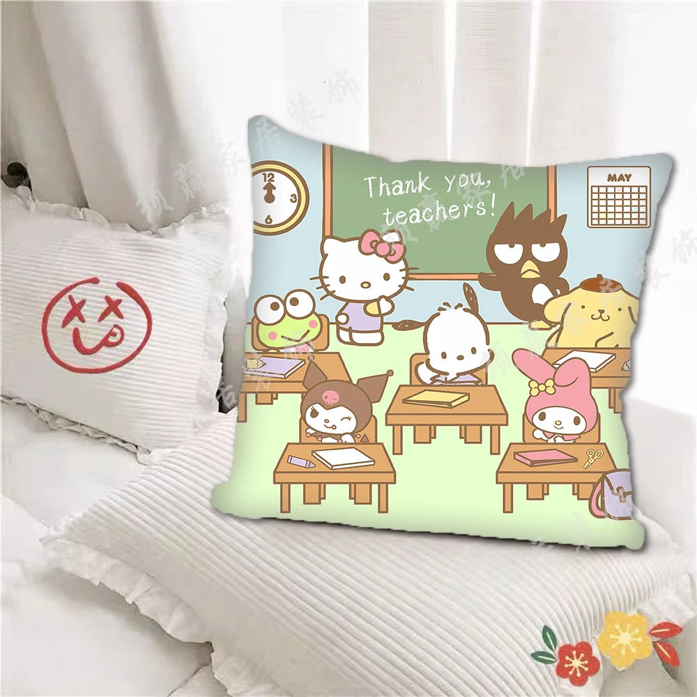 Festive Hello Kitty Pillow Cover for Christmas Cheer - Image 12