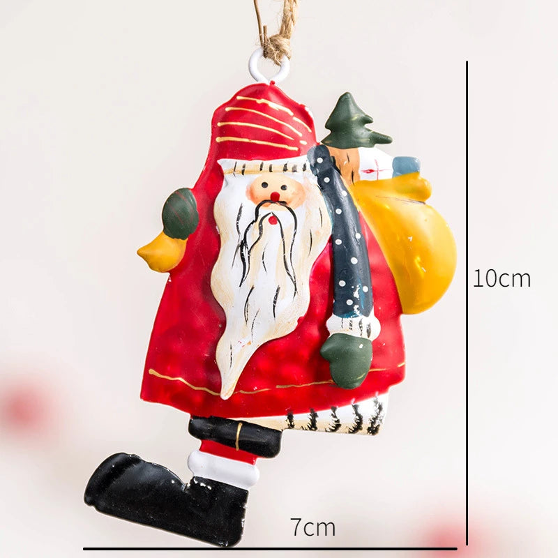 Charming Vintage Christmas Iron Pendant Ornaments - Image 24