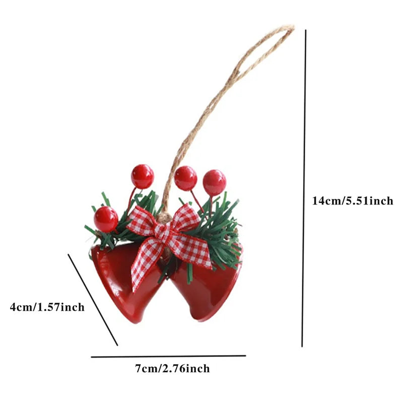 Charming Christmas Jingle Bells Hanging Ornament - Image 9