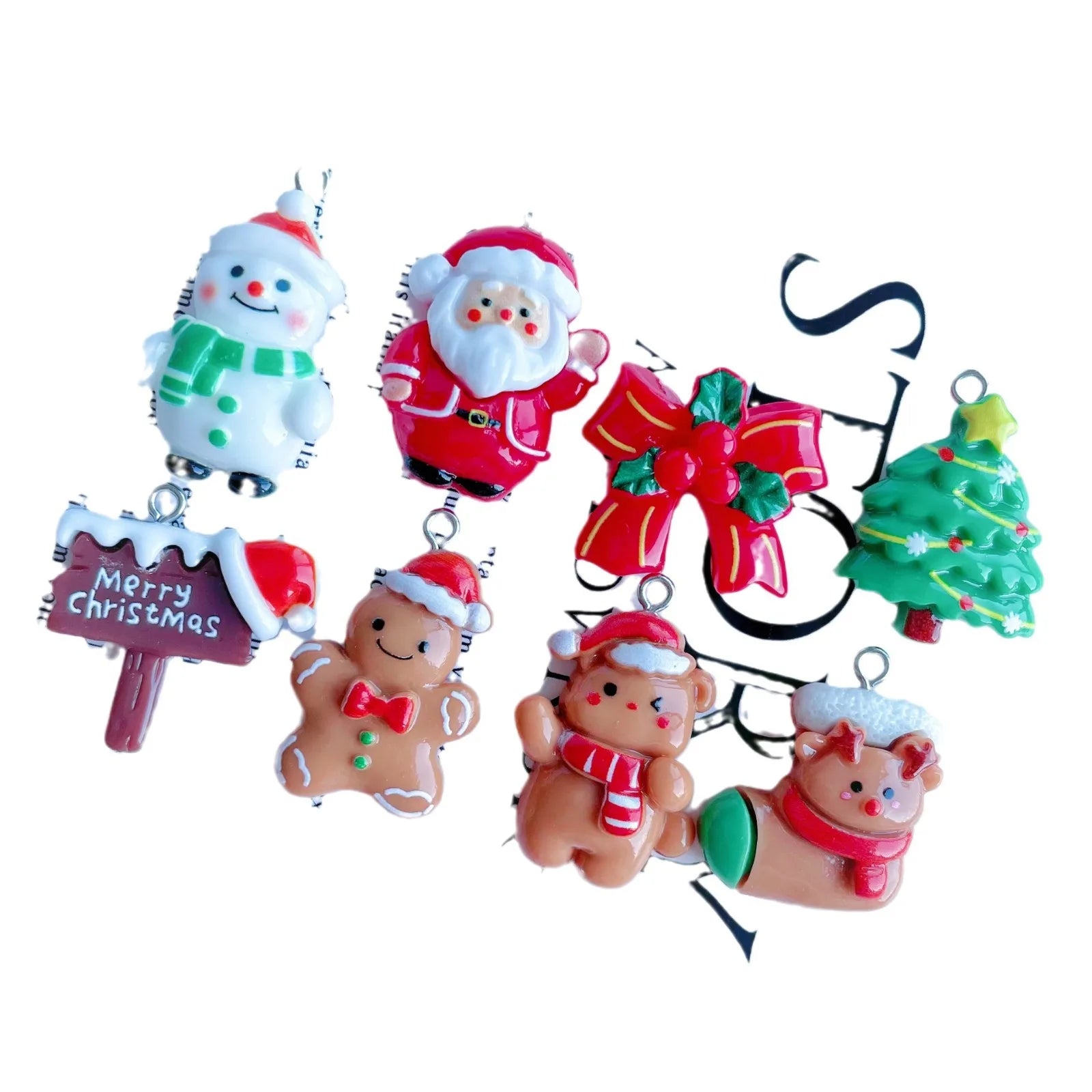 DIY Christmas Keychain Set: Tree, Santa, Snowman & More - Image 7