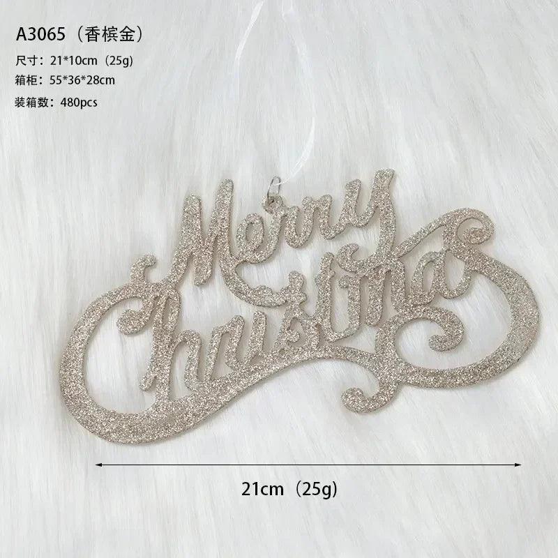 Elegant Champagne Bauble Ornaments for Christmas Decor - Image 37