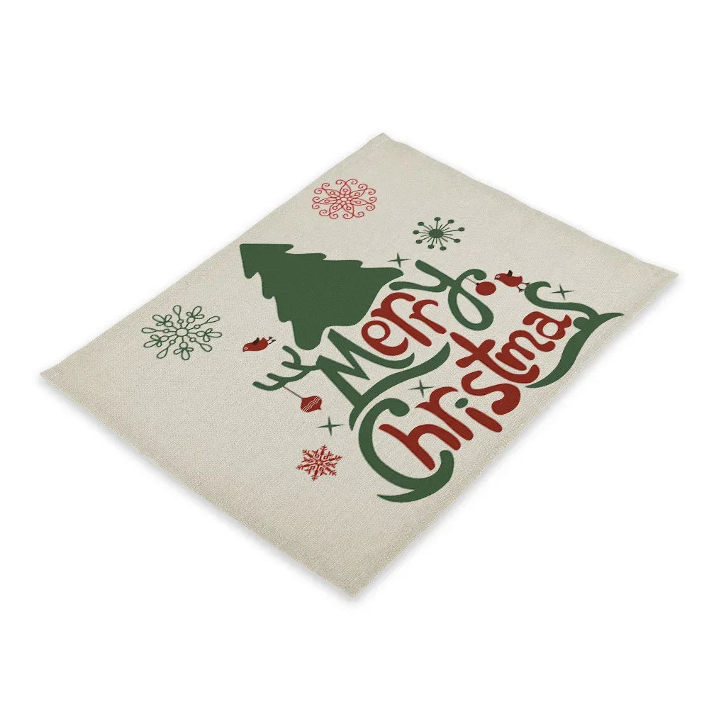 Charming Elk Xmas Placemat for Holiday Cheer - Image 5