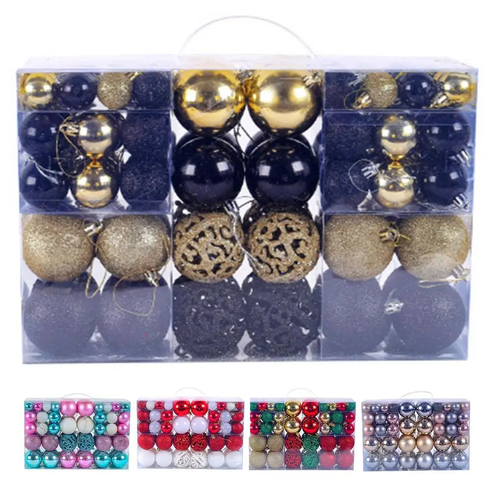 100 Shatterproof Christmas Tree Ornament Balls - Image 17