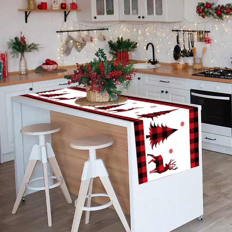 Festive Christmas Table Runner for Holiday Cheer - Image 30